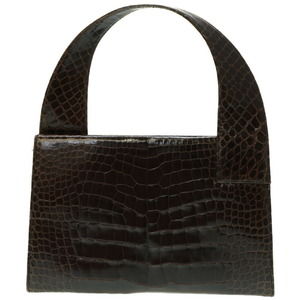 Gucci Brown Hobo Bag Alligator